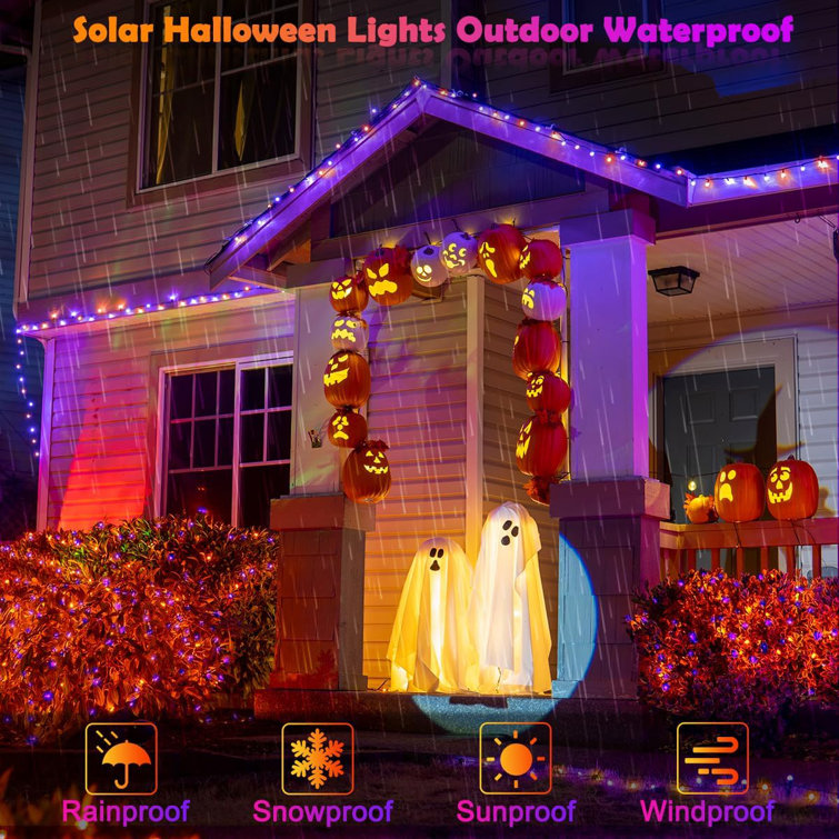 Halloween lights for best sale outside